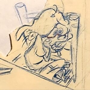 Ed Edd n Eddy "BIG PICTURE SHOW" ROUGH STORYBOARD Drawing - Raven Molisee